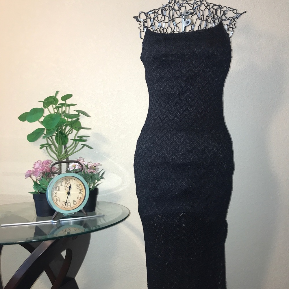 Black Spaghetti Strap Dress